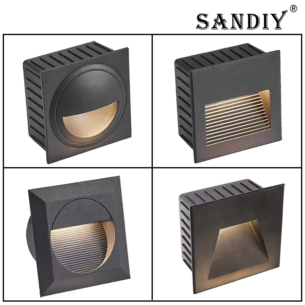 Outdoor Lighting Recessed - SANDIY 매립형 야외 벽등 저전압 사각형