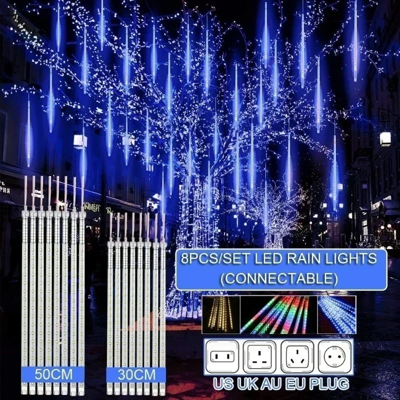 Outdoor Lighting Youtube - 30cm /50cm 방수 유성우 비 8