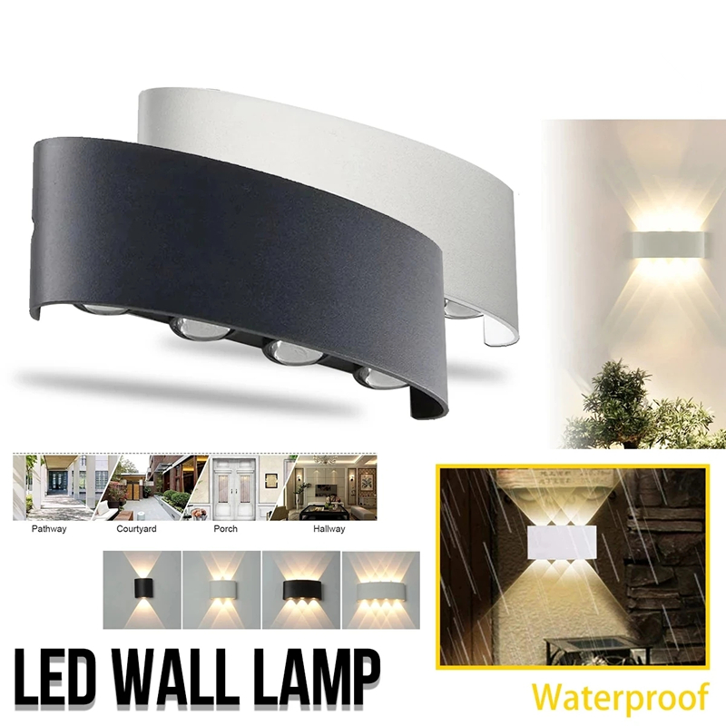 Outdoor Lighting Wall Mount - 현대 Led 벽 램프 야외 계단