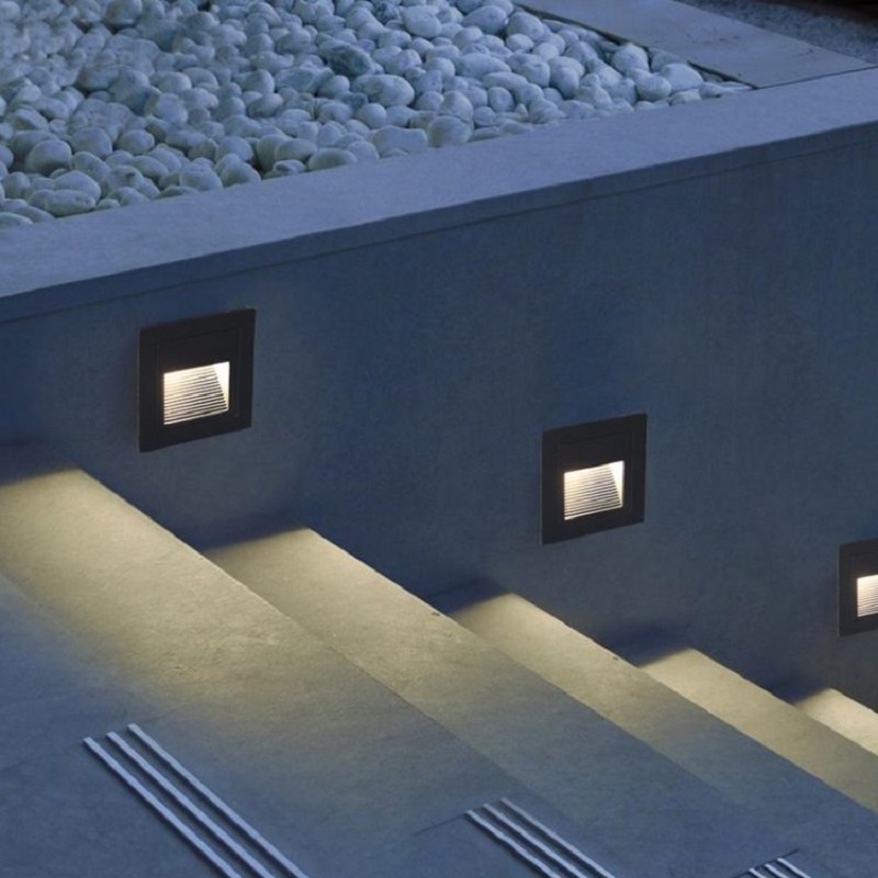 Outdoor Lighting Recessed - LED 데크 계단 조명 15LED IP65