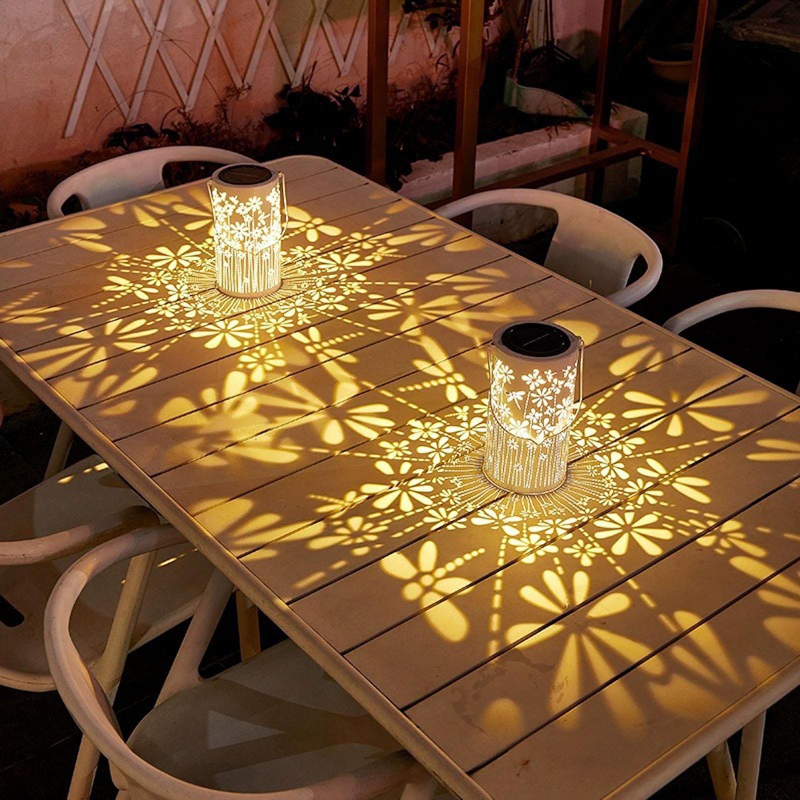 베란다용 야외 랜턴 방수 꽃 램프 장식용 태양광 조명  - Outdoor Lighting Yard Decoration 리뷰 및 가격
