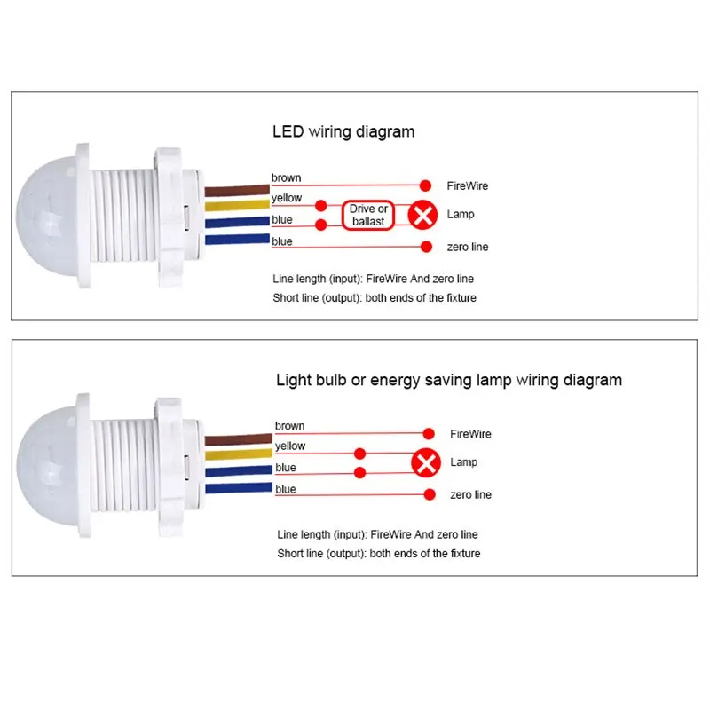 AC110-240V 자동 센서 전등 스위치 LED PI - Outdoor Lighting With Motion Sensor 리뷰 및 가격
