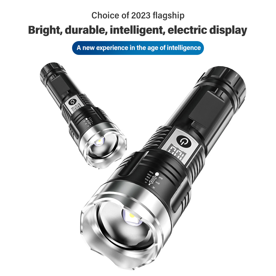 고출력 200000LM LED 손전등 내장 배터리 타입 - Outdoor Lighting Battery Powered 리뷰 및 가격