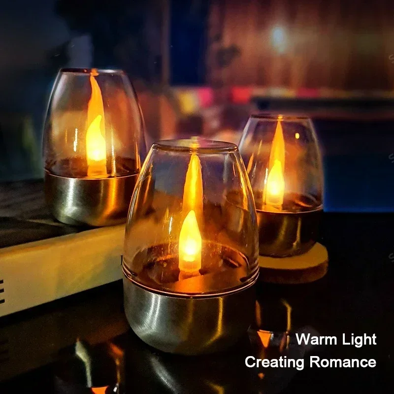 LED 태양 양초 빛 Flameless 충전식 야간 조 - Outdoor Lighting Led Fixtures 리뷰 및 가격