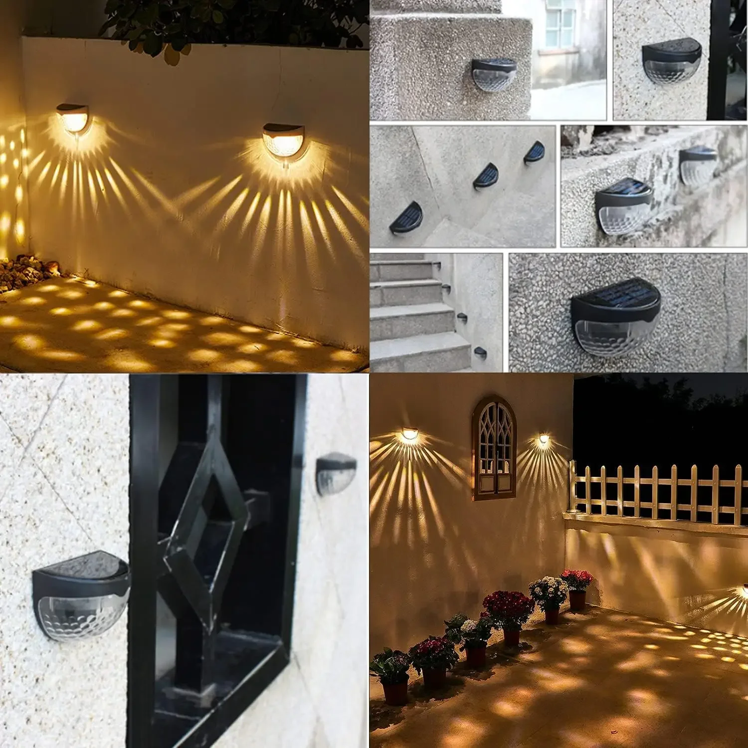 LED 태양광 야외 벽등 에너지 정원등 방수 태양광 울 - Outdoor Lighting Led Fixtures 리뷰 및 가격