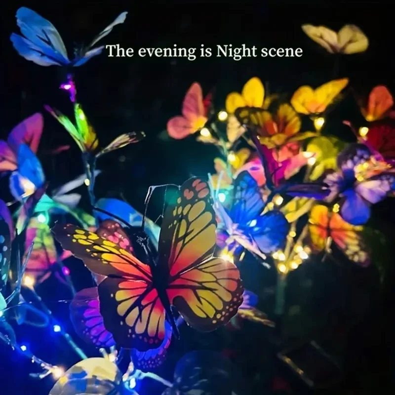 태양 LED 나비 정원 조명 마당 파티오 축제 크리스마 - Outdoor Lighting Led Fixtures 리뷰 및 가격