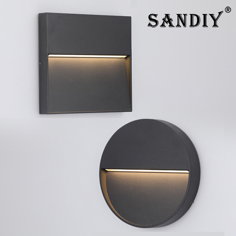 야외 LED 벽등 표면 장착 현관등 원형 사각형 발코니 - Outdoor Lighting Wall Mount 리뷰 및 가격