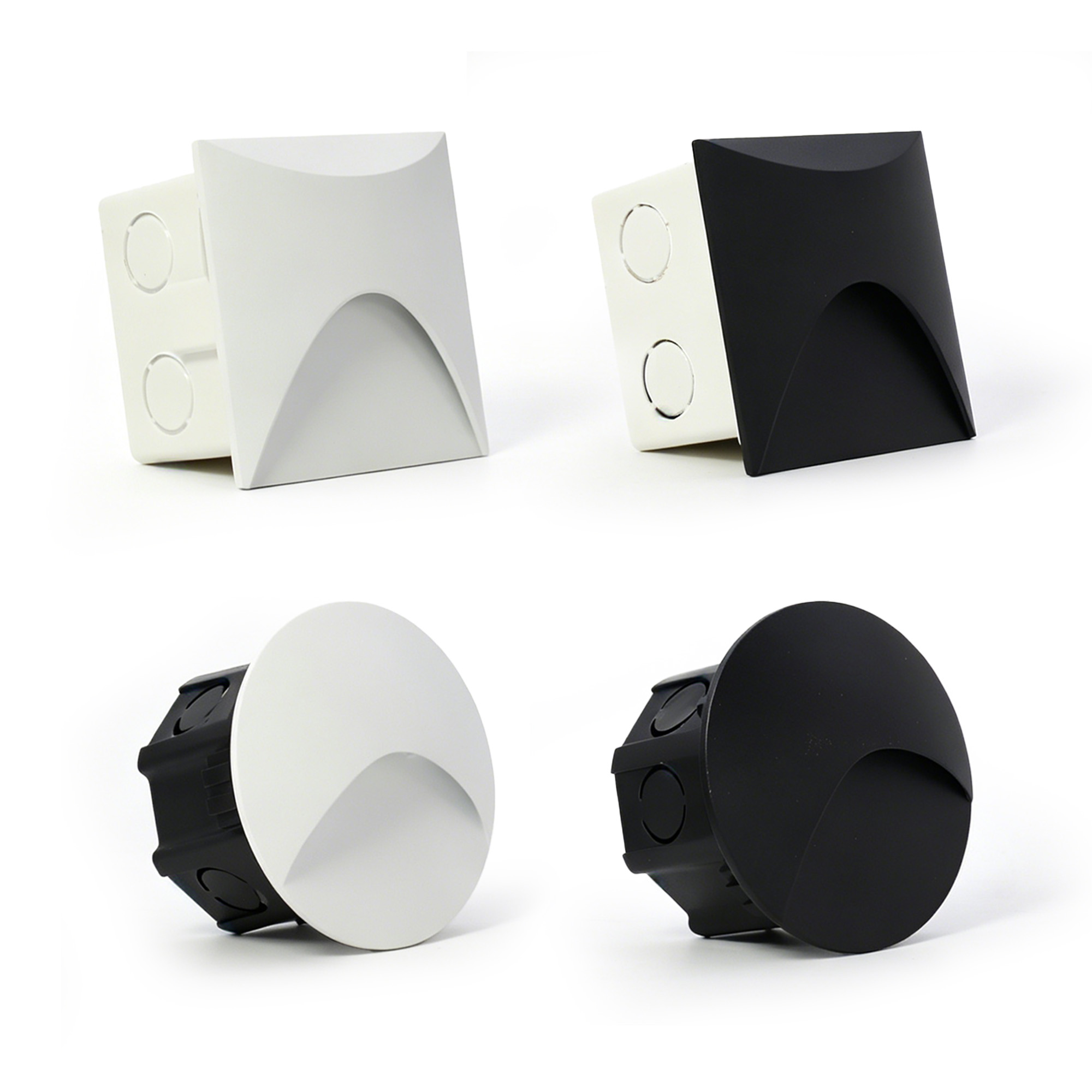 Led 계단 빛 단계 조명 3W 광장 라운드 Reces - Outdoor Lighting Recessed 리뷰 및 가격