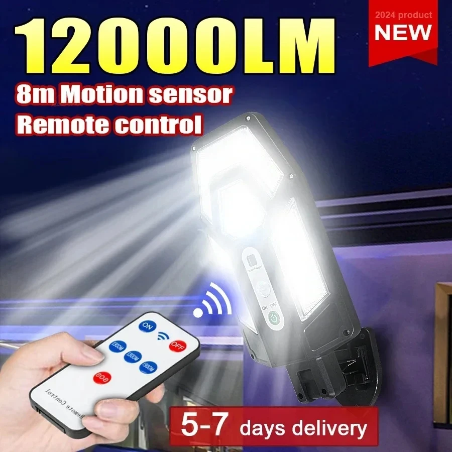 12000LM 강력한 태양광 벽등 리모컨 포함 실외 I - Outdoor Lighting Led Fixtures 리뷰 및 가격