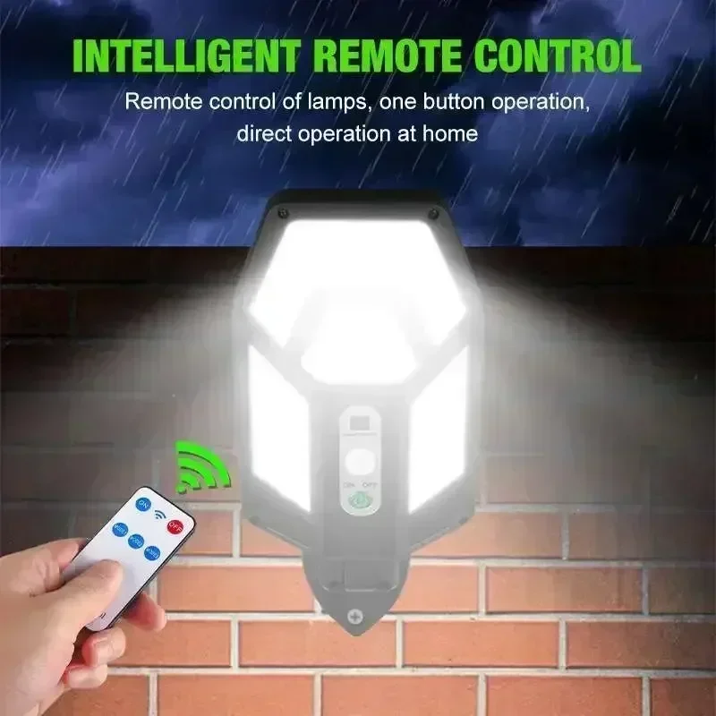 12000LM 강력한 태양광 벽등 리모컨 포함 실외 I - Outdoor Lighting Led Fixtures 리뷰 및 가격