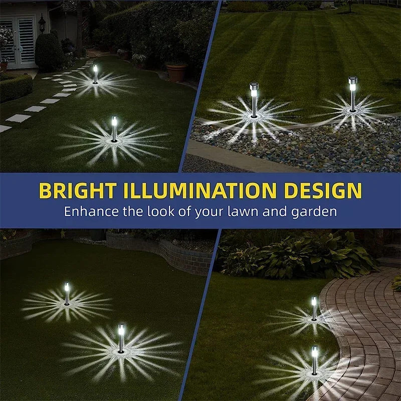 태양 야외 조명 정원 램프 태양 전원 방수 풍경 경로  - Outdoor Lighting Led Fixtures 리뷰 및 가격