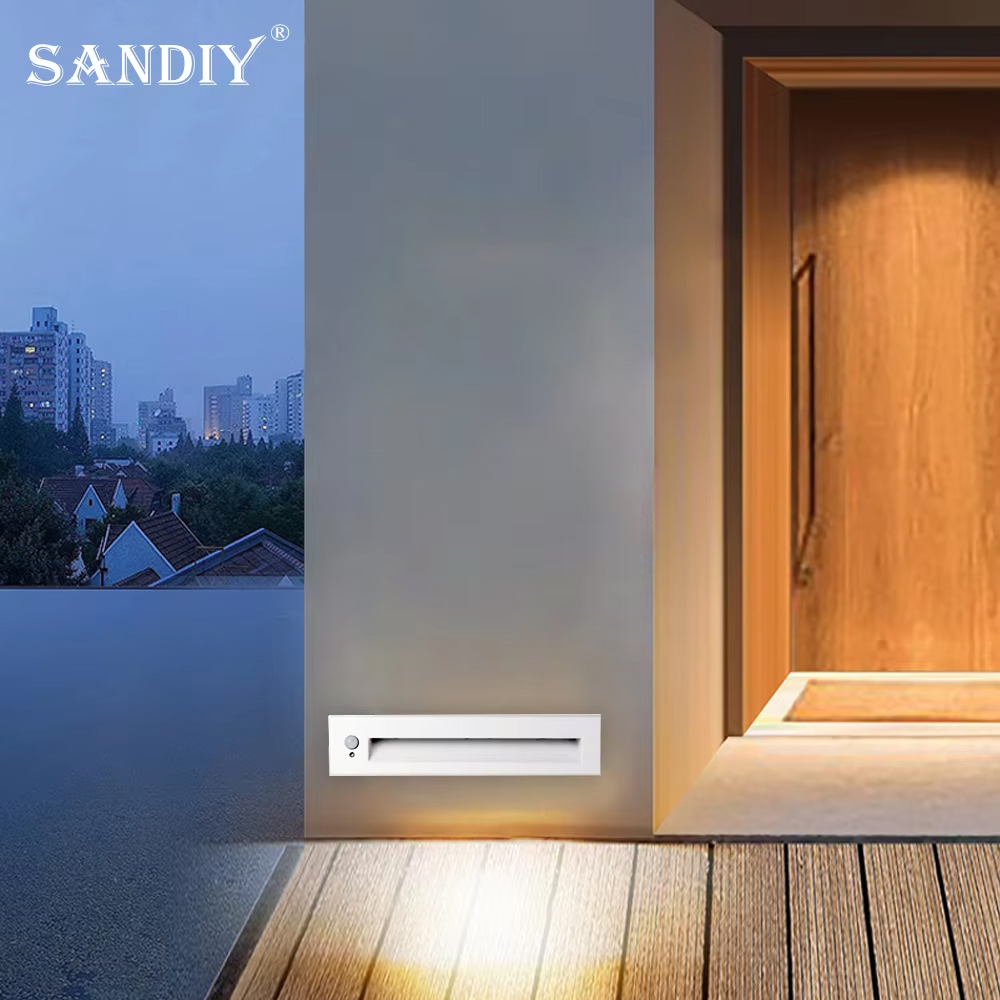 SANDIY 계단 조명 모션 센서 벽 스콘 램프 내장형 - Outdoor Lighting Recessed 리뷰 및 가격