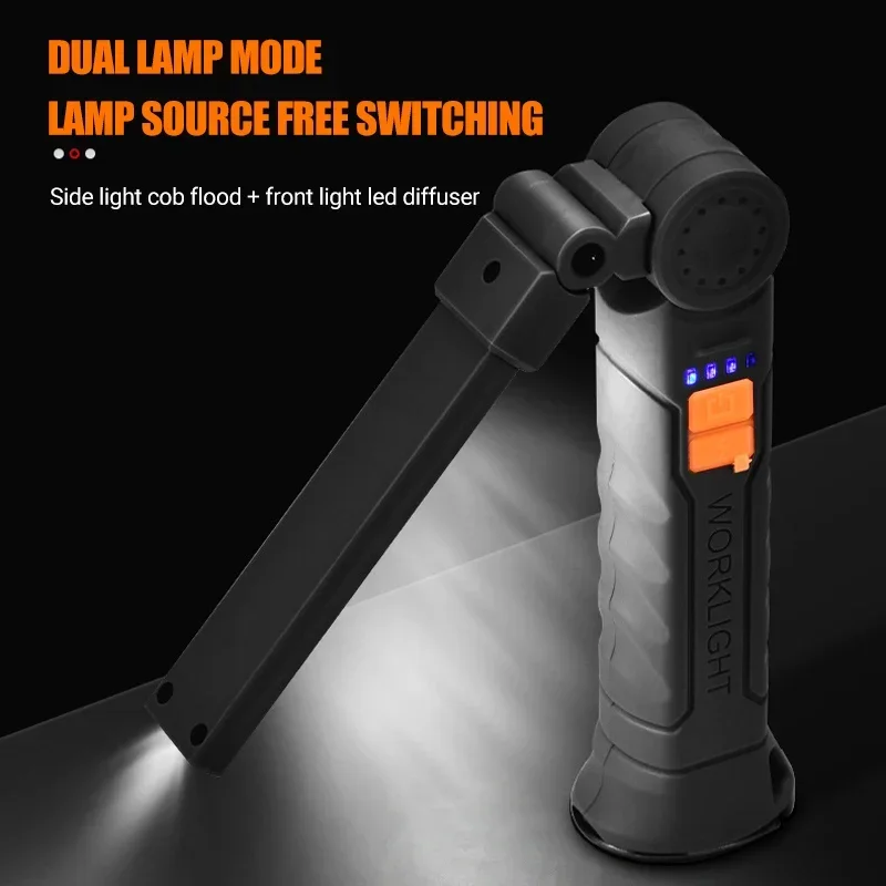 자석 및 후크가 있는 충전식 LED 손전등 작업등, 작 - Outdoor Lighting Quality 리뷰 및 가격