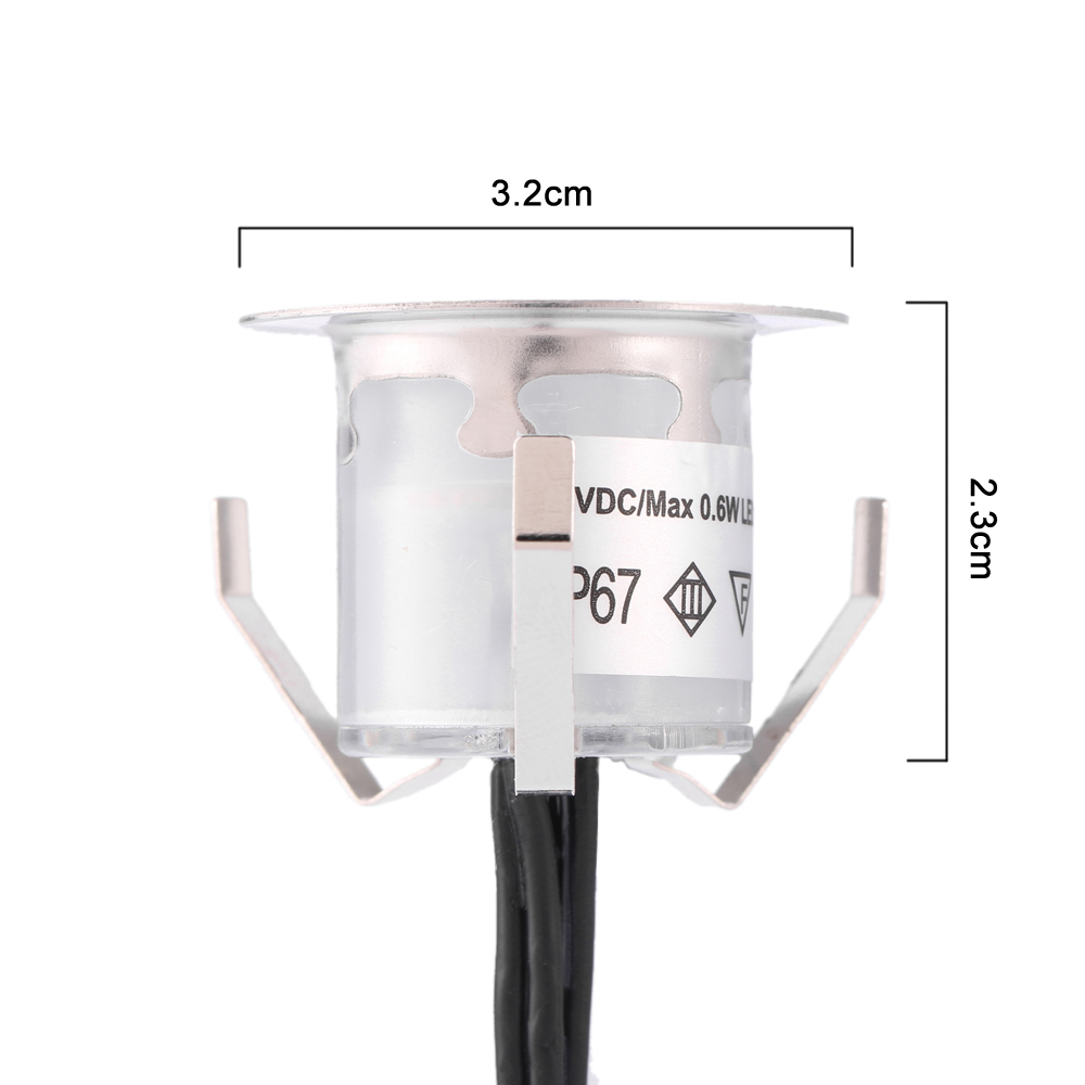 10개 32mm LED 데크 조명 0.6W 500LM  - Outdoor Lighting Recessed 리뷰 및 가격