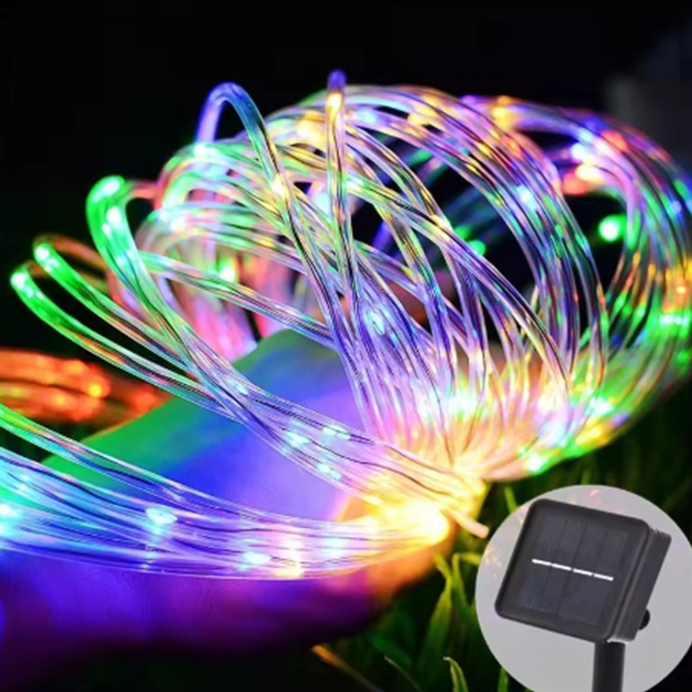 태양광 충전식 야외 LED 튜브 로프 조명 8가지 모드 - Outdoor Lighting Youtube 리뷰 및 가격