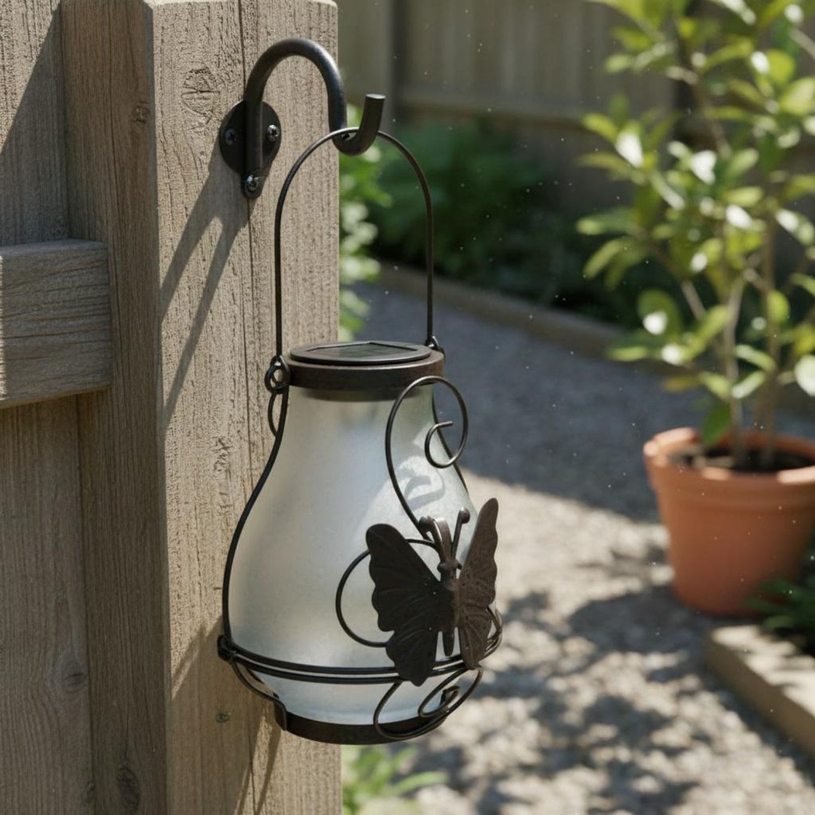 태양열 나비 랜턴 방수 나비 태양열 랜턴 장식용 마당  - Outdoor Lighting Battery Powered 리뷰 및 가격