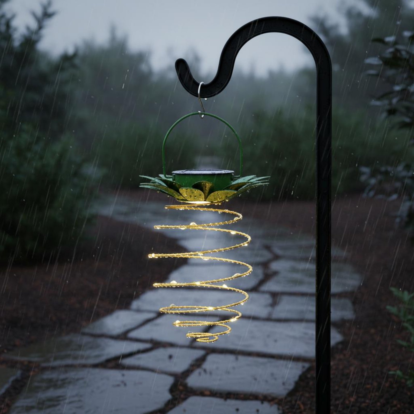 2 조각 태양열 파인애플 램프 방수 파인애플 교수형 랜 - Outdoor Lighting Battery Powered 리뷰 및 가격