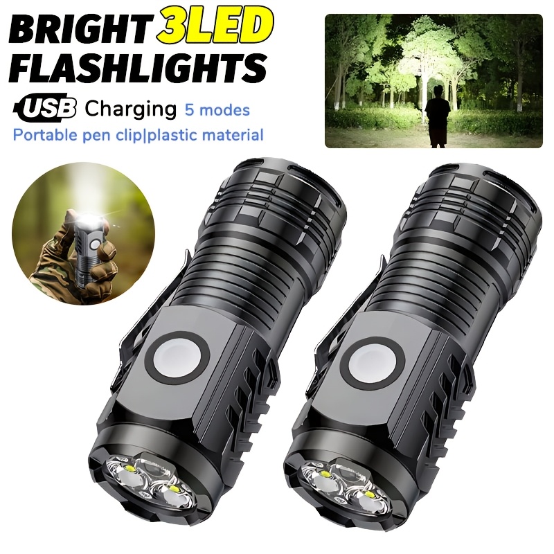 휴대용 미니 LED 손전등 강력한 손가락 끝 토치 야외 - Outdoor Lighting Quality 리뷰 및 가격
