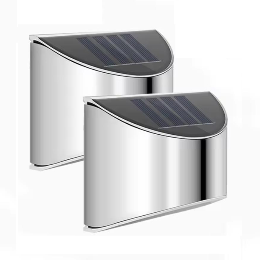 2개 세트 태양광 정원등 스테인리스 스틸 마당 벽등 방 - Outdoor Lighting Wall Mount 리뷰 및 가격