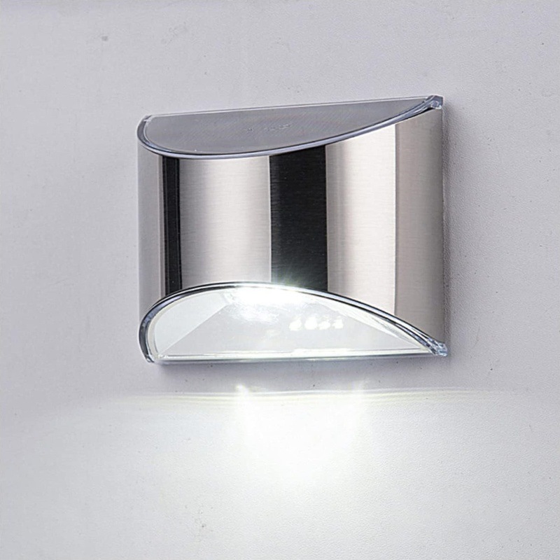 2개 세트 태양광 정원등 스테인리스 스틸 마당 벽등 방 - Outdoor Lighting Wall Mount 리뷰 및 가격