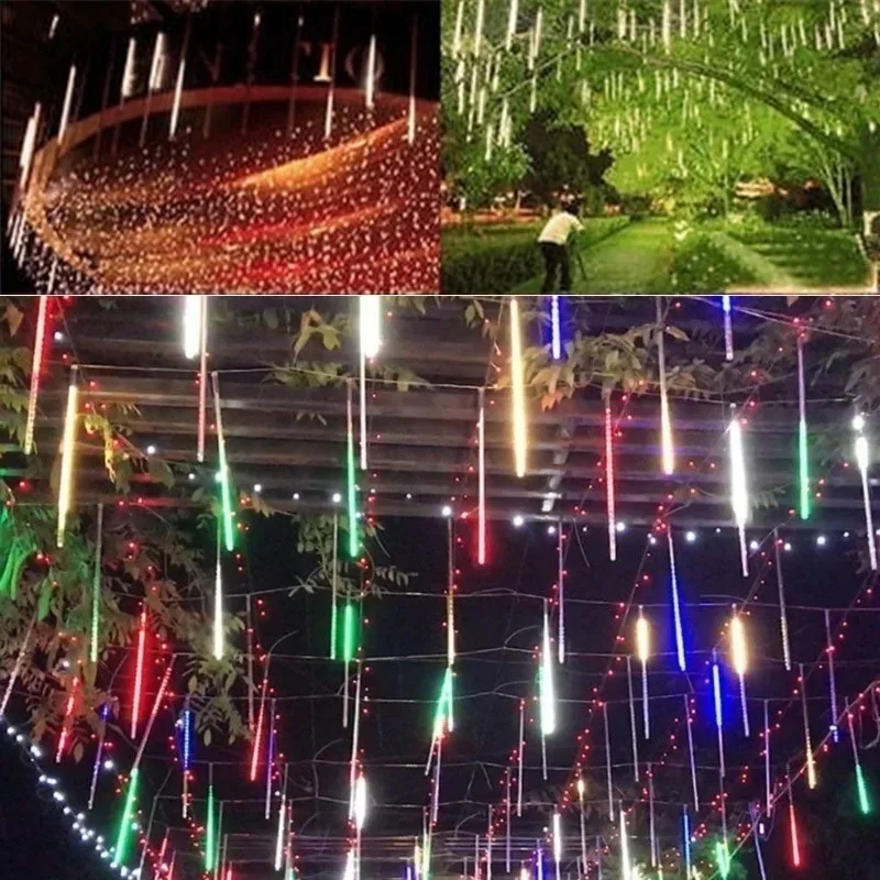 30cm /50cm 방수 유성우 비 8 튜브 LED 문 - Outdoor Lighting Youtube 리뷰 및 가격