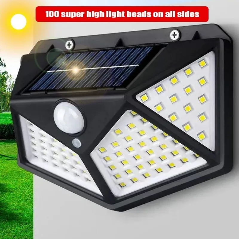 100Led 다기능 태양 램프 야외 정원 장식 모션 센 - Outdoor Lighting With Motion Sensor 리뷰 및 가격