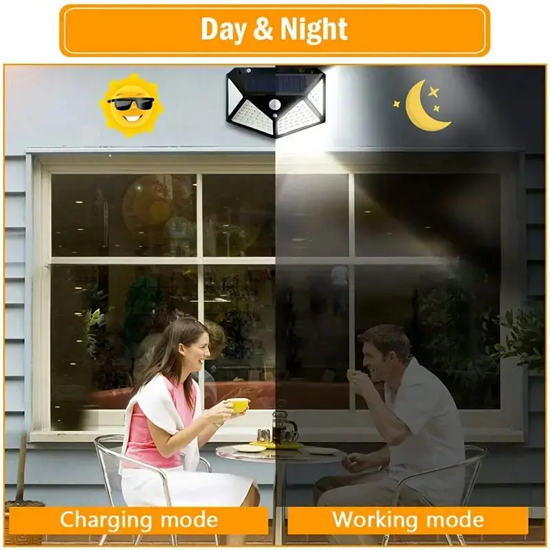 100LED 야외 태양광 정원등, 모션 센서 방수 태양 - Outdoor Lighting With Motion Sensor 리뷰 및 가격