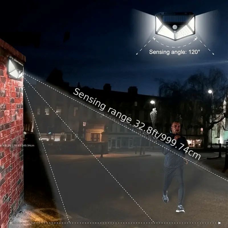 100LED 야외 태양광 정원등, 모션 센서 방수 태양 - Outdoor Lighting With Motion Sensor 리뷰 및 가격