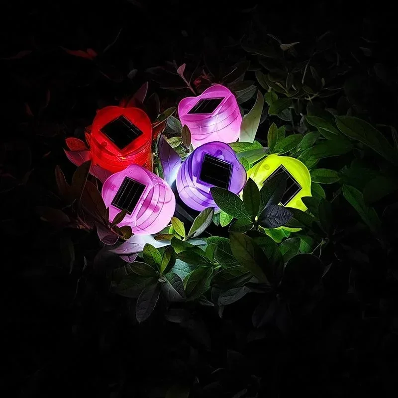 정원 튤립 꽃 모양 LED 태양열 발전 방수 튜브 잔디 - Outdoor Lighting Youtube 리뷰 및 가격
