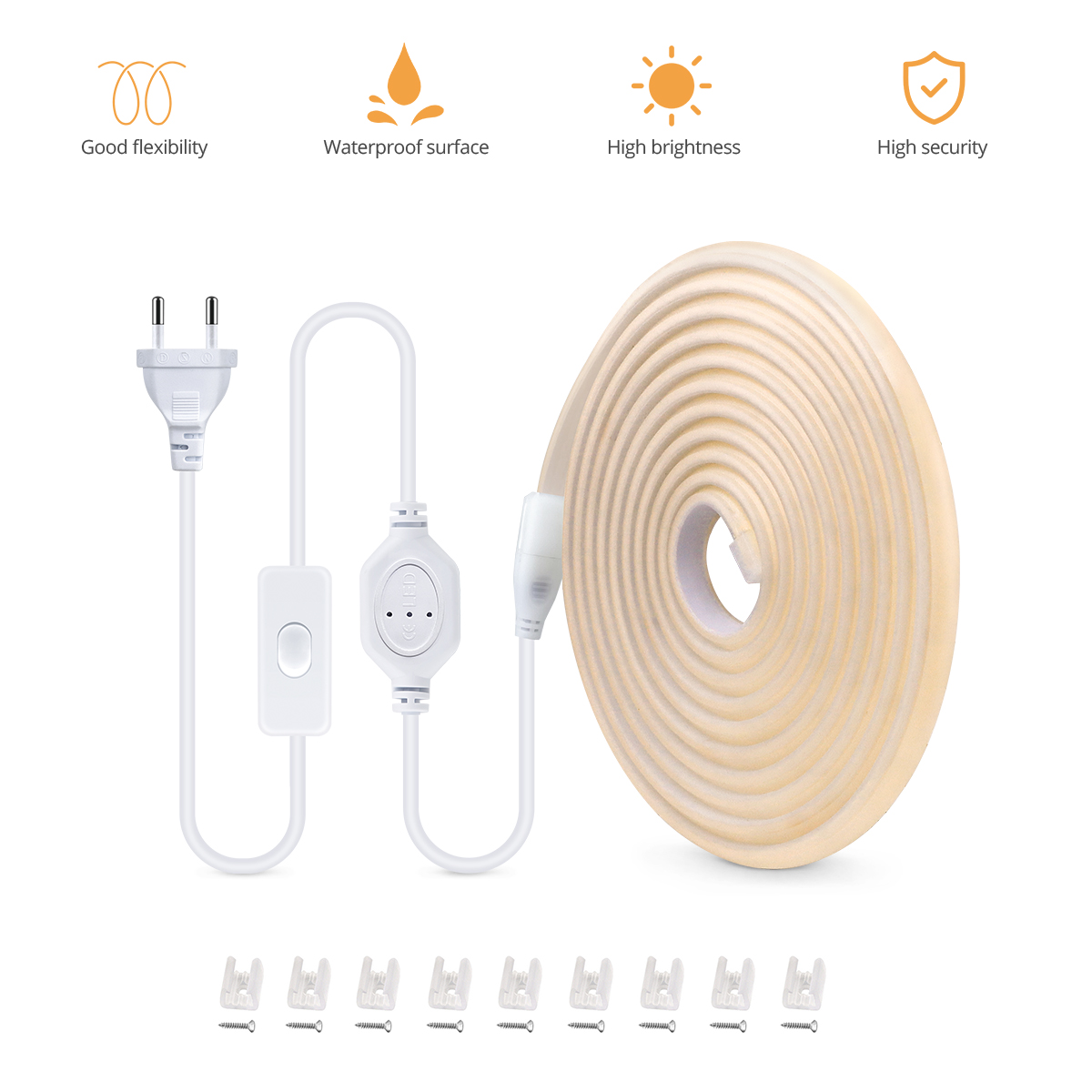 110V 220V COB LED 스트립 야외 조명 문자 - Outdoor Lighting Youtube 리뷰 및 가격