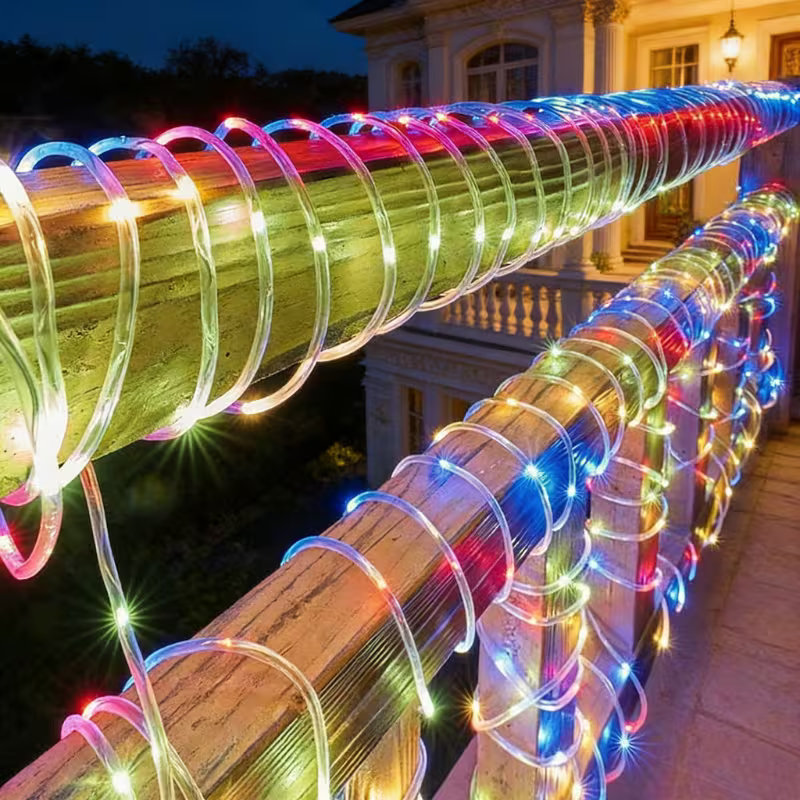 태양광 로프 조명 50/100 LED 방수 튜브 요정  - Outdoor Lighting Youtube 리뷰 및 가격