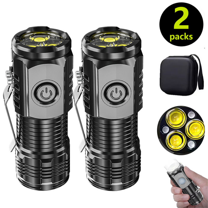 펜 클립이 있는 미니 3LED 손전등, 야간 산책, 휴 - Outdoor Lighting Quality 리뷰 및 가격