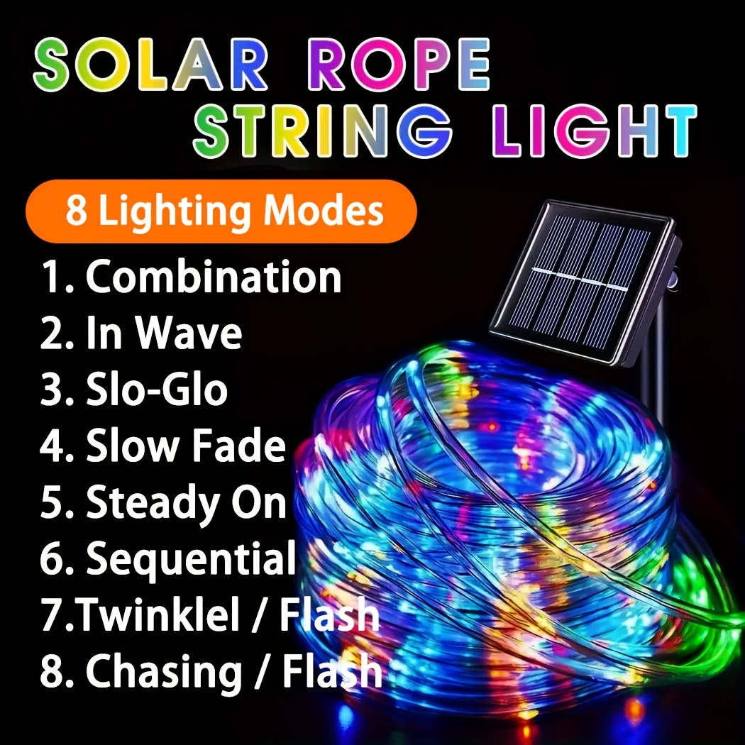 야외용 태양광 LED 요정 조명 방수 로프 튜브 스트링 - Outdoor Lighting Youtube 리뷰 및 가격