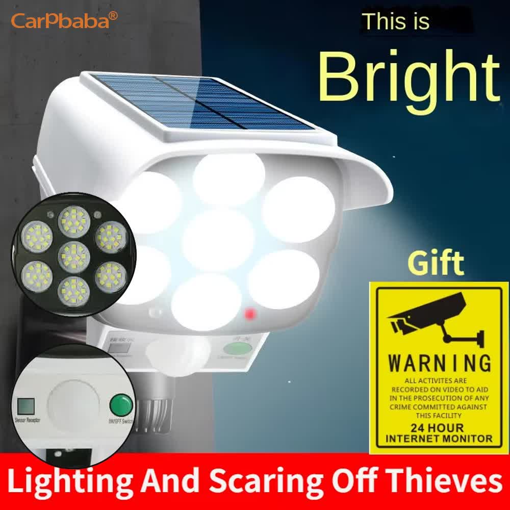 야외 태양광 모션 센서 보안 모형 카메라 무선 투광등  - Outdoor Lighting With Motion Sensor 리뷰 및 가격